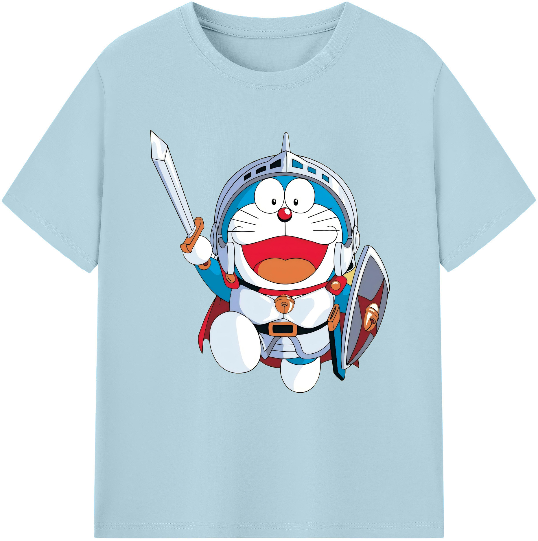 （画像用） ドラえもん Doraemon 綿100％半袖Tシャツ（フロントプリント）